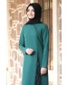 Sahra Tesettür Tunik - Zümrüt - Fuval Moda